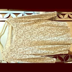 Ivory lace top